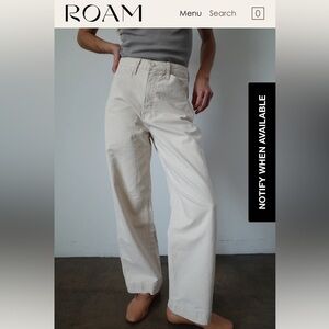 NWOT Roam Studio Isa Pants size 30